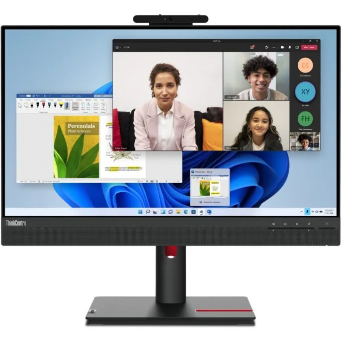 Lenovo ThinkCentre Tiny-in-One 24 Gen 5 IPS Touch FHD 60Hz Monitor - Black — image 22