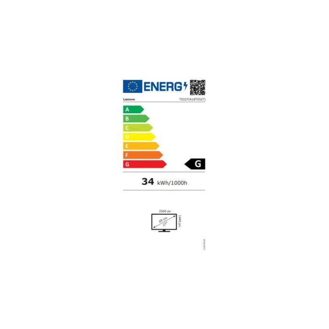 Lenovo ThinkCentre Tiny-In-One 27 11JHRAT1EU 27" QHD IPS 60Hz Monitor — image 7
