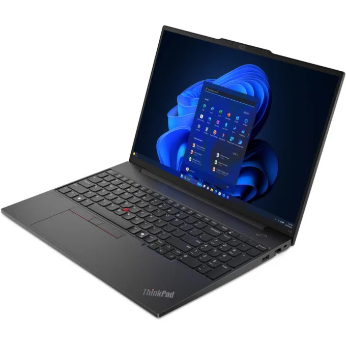 Lenovo ThinkPad E16 Gen 2 - 7535HS - Black, 16" WUXGA (1920x1200), Ryzen 5 3.3GHz, 8GB DDR5, 256GB SSD, Windows 11 Pro — image 2