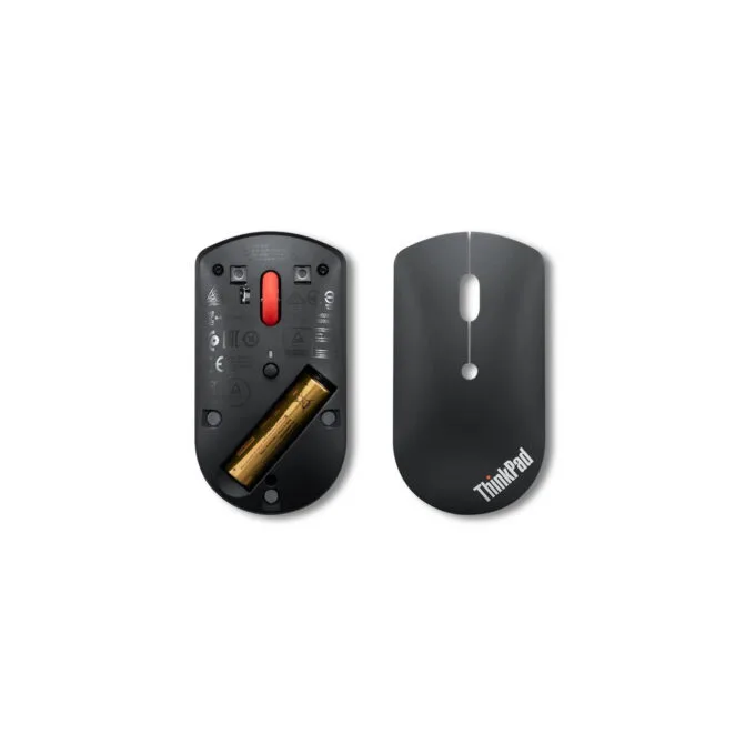 Lenovo ThinkPad Silent - 4Y50X88822 - Ambidextrous Bluetooth 5.0 Optical Mouse, 2400 DPI, Black — image 6