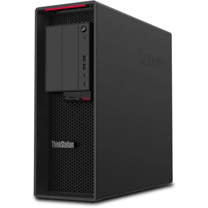 Lenovo ThinkStation P620 - 5945WX Threadripper PRO - Black, 64GB (2x32) DDR4 3200MHz, 1TB M.2 SSD, 4.1/4.5GHz, Windows 11 Pro — image 3