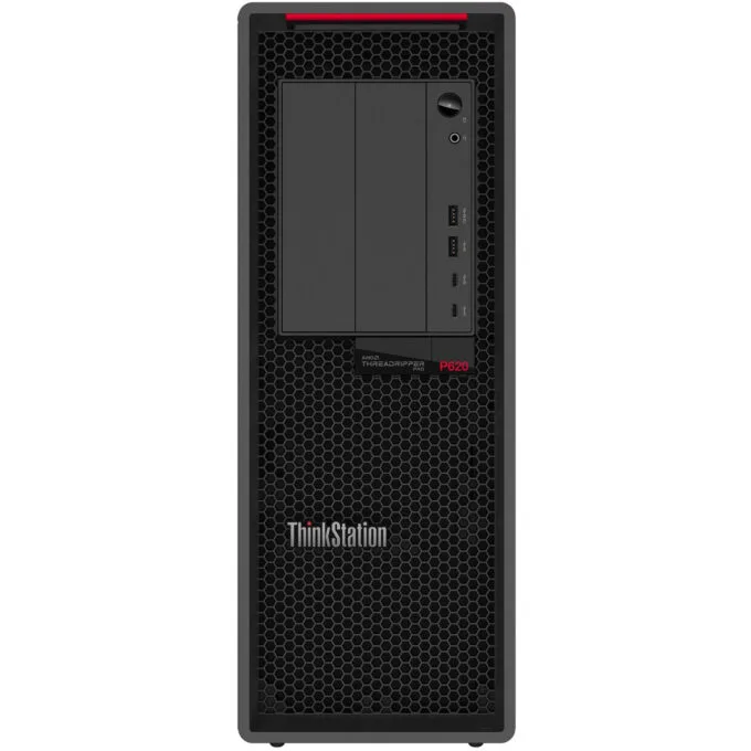 Lenovo ThinkStation P620 - 5945WX Threadripper PRO - Black, 64GB (2x32) DDR4 3200MHz, 1TB M.2 SSD, 4.1/4.5GHz, Windows 11 Pro — image 1