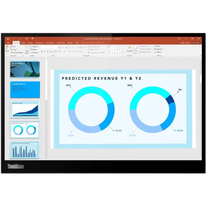 Lenovo ThinkVision M14d - M14d - 14" 2K IPS USB-C Portable Monitor — image 1
