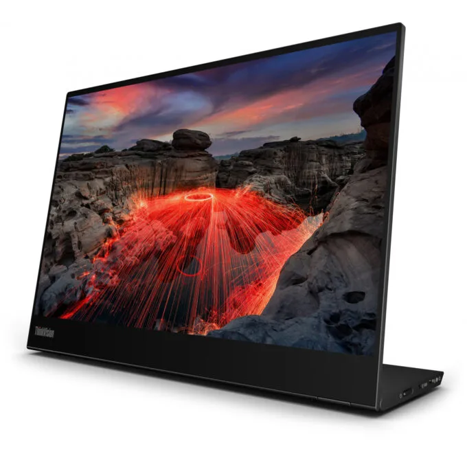 Lenovo ThinkVision M14t Gen 2 - 14" 2.2K (2240x1400) IPS Multi-Touch Portable Monitor - Raven Black, 65W PD, 60Hz — image 8