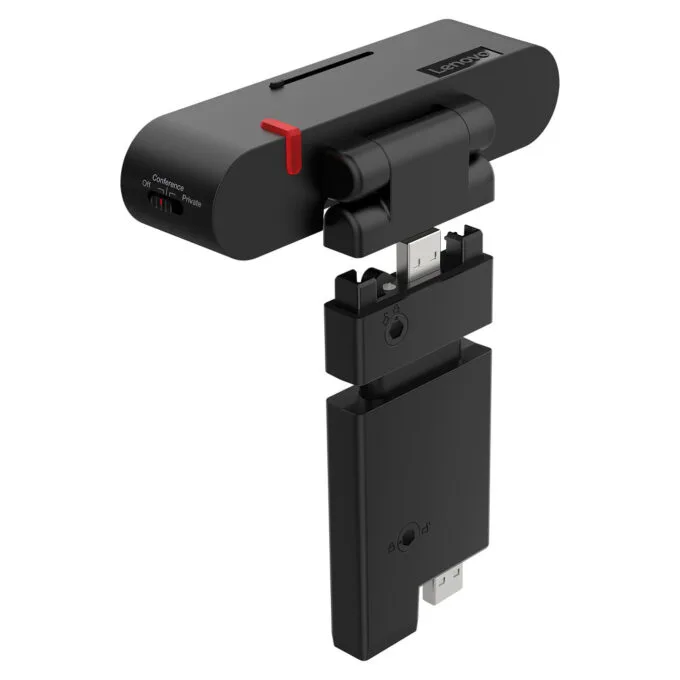 LENOVO ThinkVision MC60 Monitor Webcam Short stack for P24h-30 P24q-30 T34w-30 P49w-30 Monitors — image 7