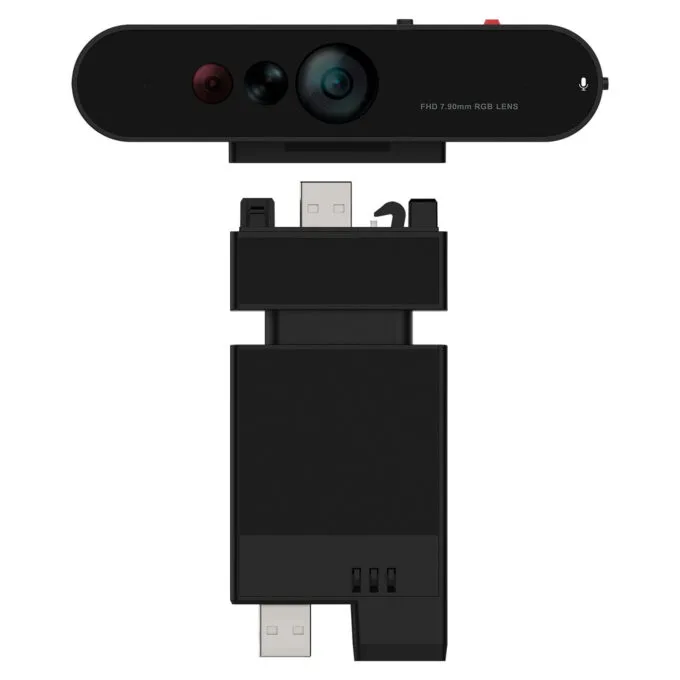 LENOVO ThinkVision MC60 Monitor Webcam Short stack for P24h-30 P24q-30 T34w-30 P49w-30 Monitors — image 1