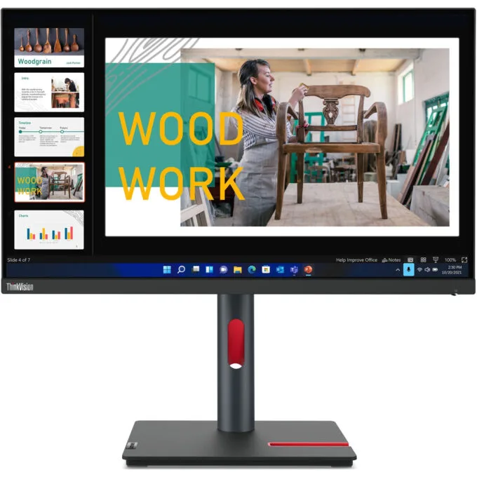 Lenovo ThinkVision P24q-30 - 23.8" QHD IPS HDR10 60Hz 4ms HDMI 2.0 DP1.4 4xUSB-A VESA — image 1