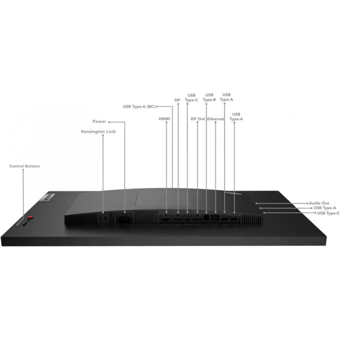 Lenovo ThinkVision P27h-30 27in QHD IPS USB-C DP 4ms 60Hz - 63A1GAR1WW — image 5