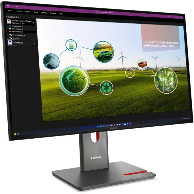 Lenovo ThinkVision P27Q-40 27" QHD IPS 120Hz HDR10 USB-C KVM Monitor — image 4