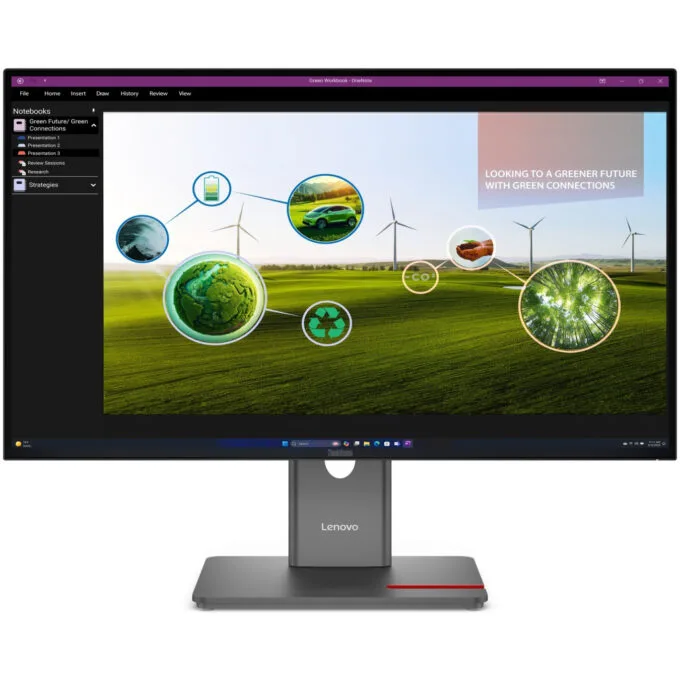 Lenovo ThinkVision P27Q-40 27" QHD IPS 120Hz HDR10 USB-C KVM Monitor — image 1