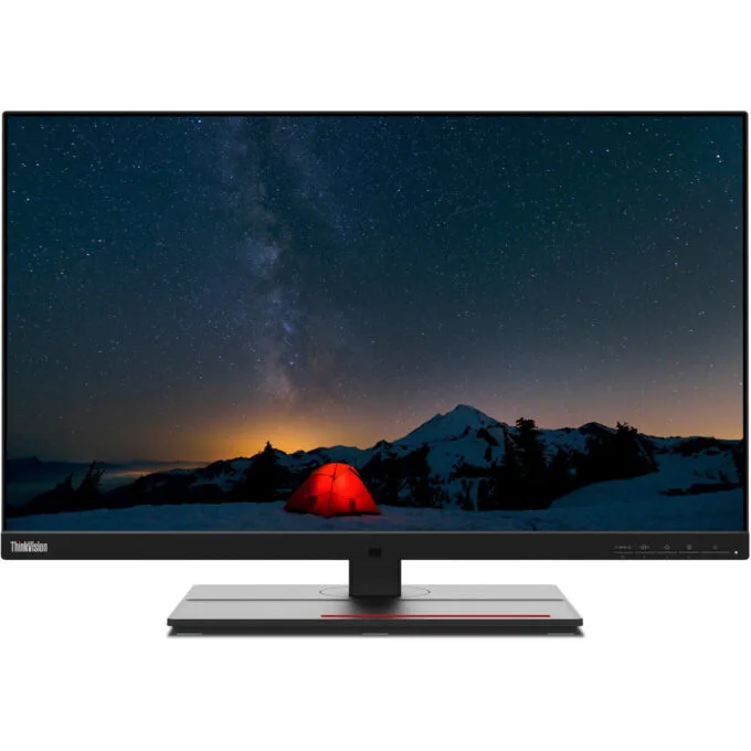 Lenovo ThinkVision P27u-20 - 27" 4K UHD IPS Monitor - Black, USB-C Hub, HDMI, DP, DisplayHDR 400 — image 13
