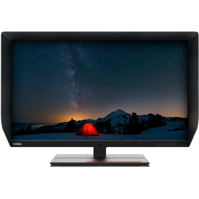 Lenovo ThinkVision P27u-20 - 27" 4K UHD IPS Monitor - Black, USB-C Hub, HDMI, DP, DisplayHDR 400 — image 7