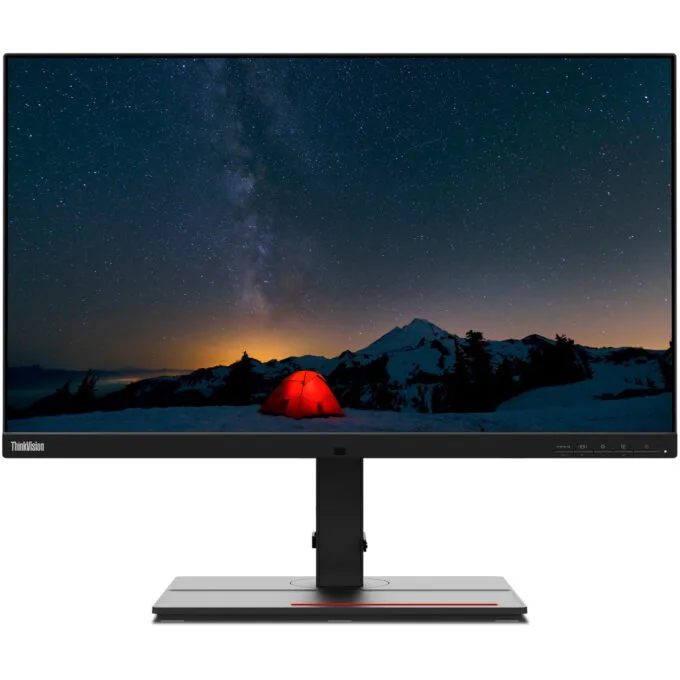 Lenovo ThinkVision P27u-20 - 27" 4K UHD IPS Monitor - Black, USB-C Hub, HDMI, DP, DisplayHDR 400 — image 1