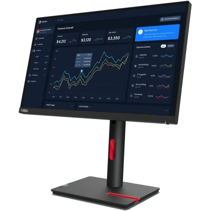 Lenovo ThinkVision T22i-30 21.5" FHD IPS 60Hz 4ms Pivot HDMI/DP/VGA/USB Black — image 7