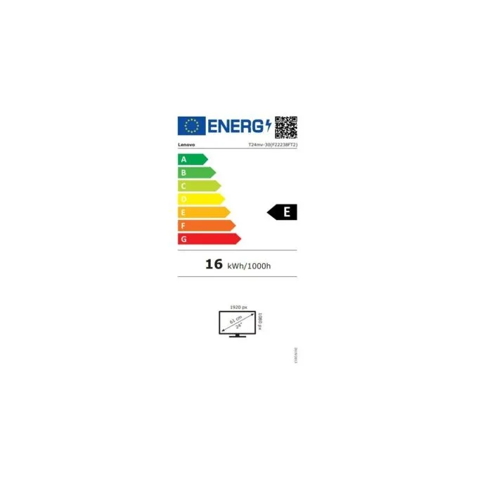 Lenovo ThinkVision T24mv-30 23.8" IPS FHD 75Hz 4ms Webcam Monitor - 63D7UAT3UK — image 20