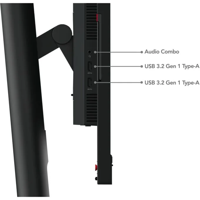 Lenovo ThinkVision T24mv-30 23.8" IPS FHD 75Hz 4ms Webcam Monitor - 63D7UAT3UK — image 9