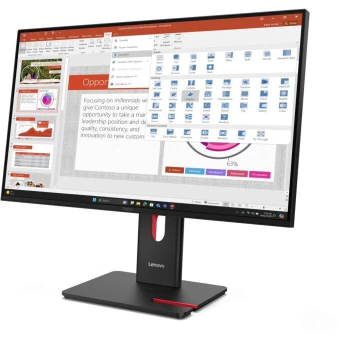 LENOVO ThinkVision T27-40 27" IPS FHD 120Hz 4ms HDMI/DP/VGA/USB — image 5