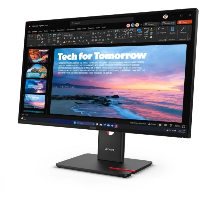 Lenovo ThinkVision T27QD-40 27-inch QHD IPS Monitor - USB-C 100W - 120Hz — image 2