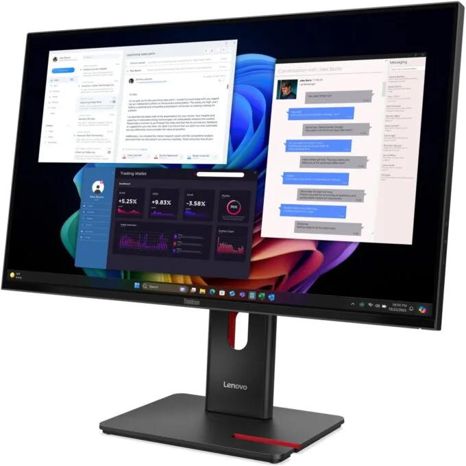 Lenovo ThinkVision - T27UD-40 - (27') UHD HDMI DP USB-C DOC — image 6