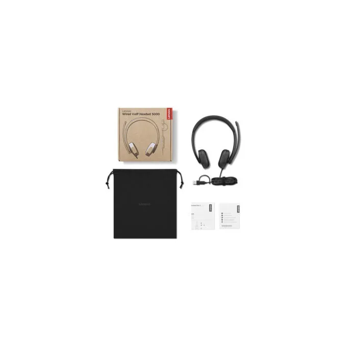 LENOVO Wired VoIP Headset 5000 Teams — image 9