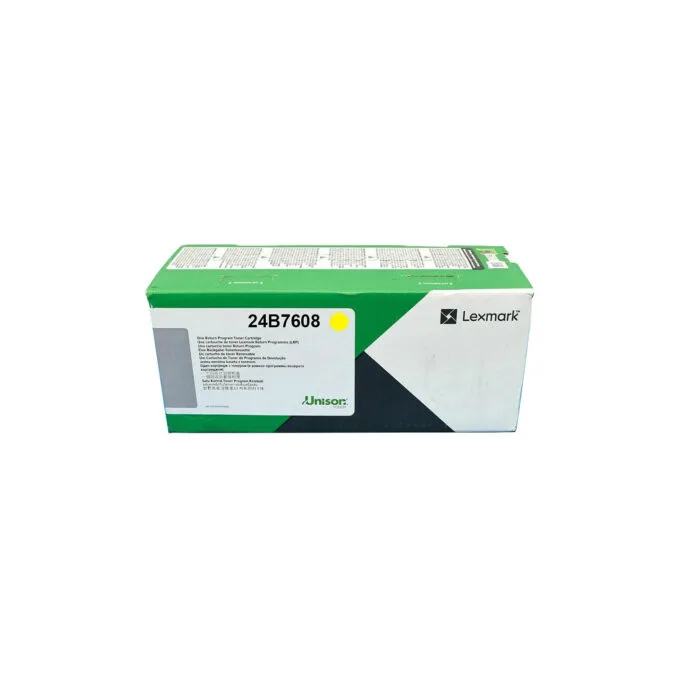 LEXMARK 24B7608 XC Toner yellow — image 1