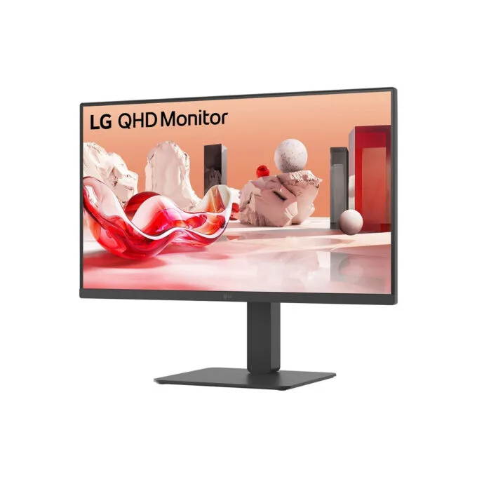 LG 27BA45QB-B 27" QHD IPS Monitor 75Hz 5ms HDR10 DP+2xHDMI Speakers Pivot — image 3