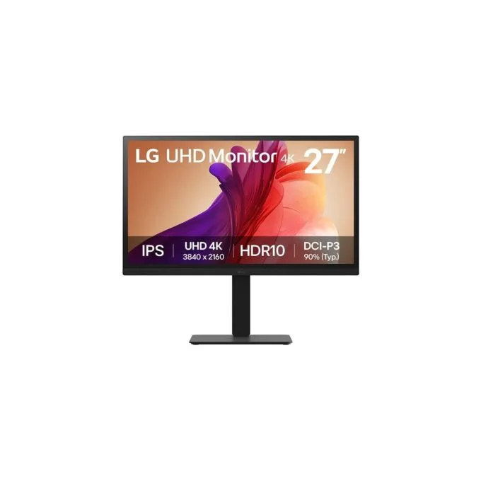 LG 27BA45U-B 27-inch IPS Full HD Monitor Flat Black Stand Included — image 1