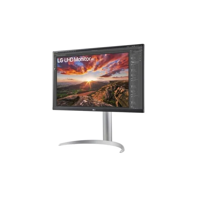 LG 27UP850K-W 27" 4K IPS Monitor - HDR10, 60Hz, USB-C - White — image 2