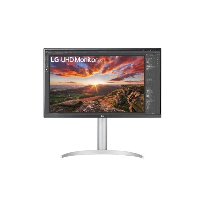 LG 27UP850K-W 27" 4K IPS Monitor - HDR10, 60Hz, USB-C - White — image 1