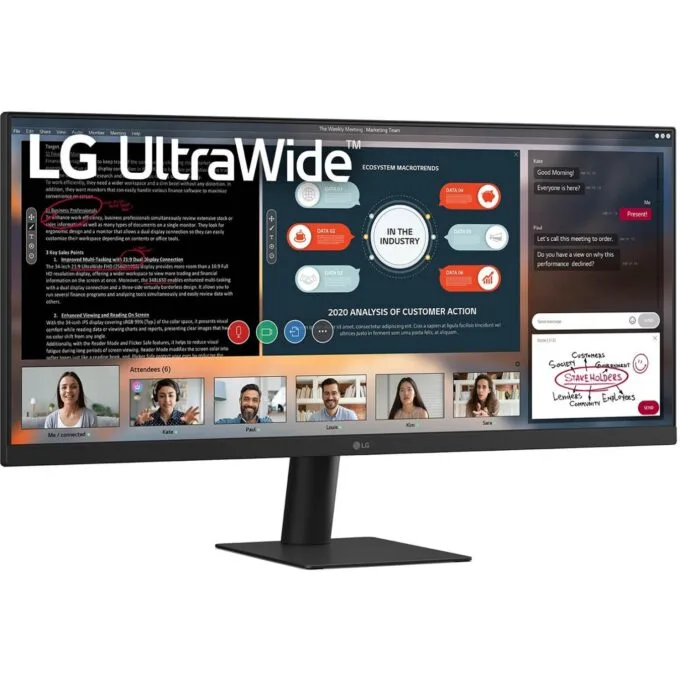 LG 29U511A-B 29" WFHD IPS Ultrawide Monitor 100Hz HDR10 - 2560x1080 — image 5
