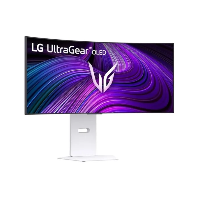 LG Monitor - 34GX90SA-W - White, 34-inch curved gaming monitor — image 4