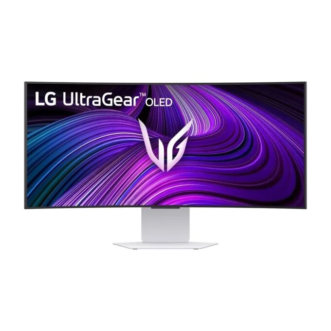 LG Monitor - 34GX90SA-W - White, 34-inch curved gaming monitor — image 5
