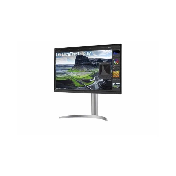 LG UltraFine - 27UQ850V-W - 68.47cm 27' (3840x2160) 16:9 4K IPS 5ms 60Hz HDR400 HDMI DP USB-C Speaker Pivot Silver — image 2