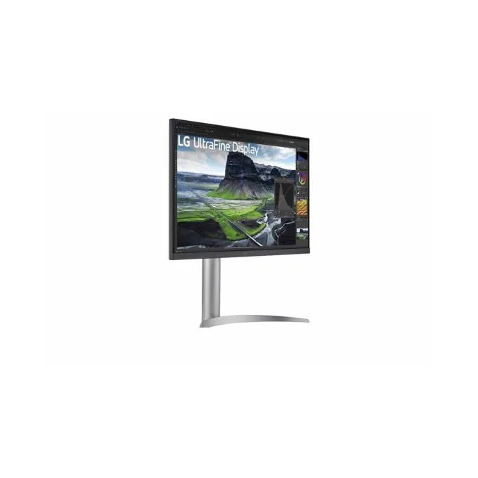 LG UltraFine - 27UQ850V-W - 68.47cm 27' (3840x2160) 16:9 4K IPS 5ms 60Hz HDR400 HDMI DP USB-C Speaker Pivot Silver — image 4
