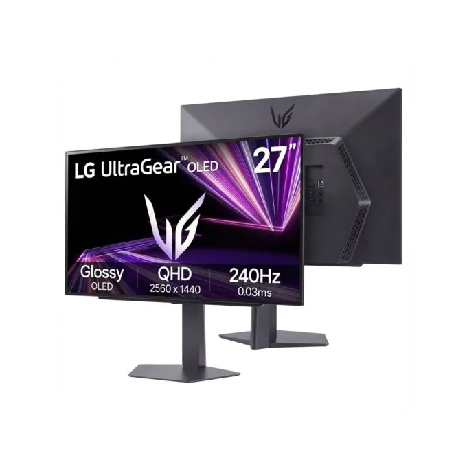 LG UltraGear 27GX704A-B 26.5" QHD OLED 0.03ms 240Hz Gaming Monitor — image 1