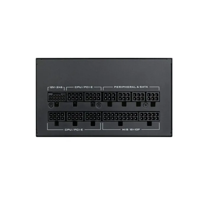 Lian Li Black - SX 1000P - PLATINUM 1000W - ATX 3.1 - 12V-2x6 - Japanese Capacitor - 10 Years Warranty — image 5