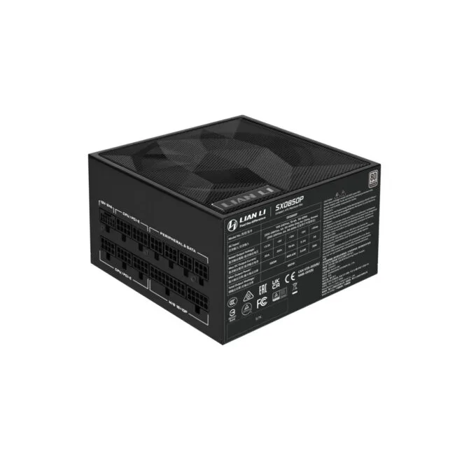 Lian Li Black - SX 850P - PLATINUM 850W - ATX 3.1 - 12V-2x6 - Japanese Capacitor - 10 Years Warranty — image 2