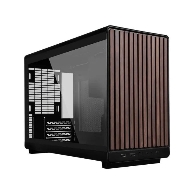 Lian Li DAN A3-mATX Wood - Micro-ATX Tower w/ Glass & Wood — image 3