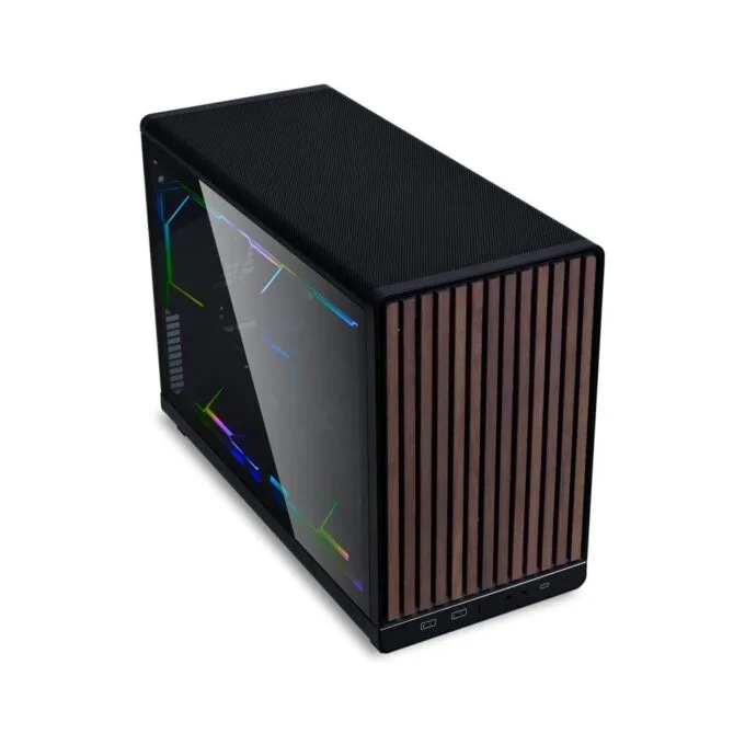 Lian Li DAN A3-mATX Wood - Micro-ATX Tower w/ Glass & Wood — image 4