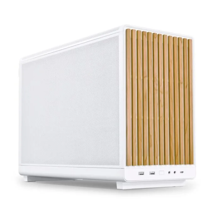Lian Li DAN Case A3-mATX White Wood - Micro-ATX Small Form Factor PC Case — image 1