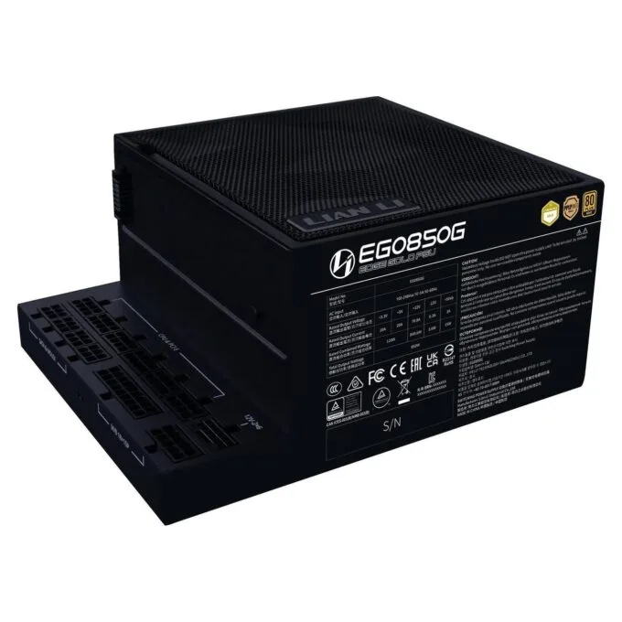Lian Li Edge 850W PSU - 80+ Gold Fully Modular ATX Black — image 2
