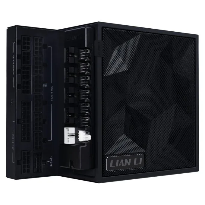 Lian Li Edge EG1000G 1000W - 80+ Gold Fully Modular ATX 3.1 L-Shape USB Hub — image 1