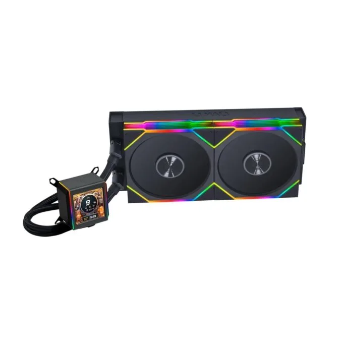 Lian Li Galahad II LCD 280 TL Wireless Black - AIO Water Cooler - AM5 AM4 - LGA 1851 1700 1200 115x - GA2ALCD28TLB — image 2