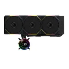 Lian Li HydroShift II LCD-C 360CL 360mm AIO CPU Cooler 3x UNI FAN CL ARGB Black