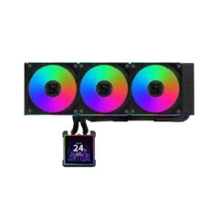 Lian Li HydroShift II LCD-S 360CL 360mm ARGB Liquid CPU Cooler - Black - Intel LGA1700/1851, AMD AM4/AM5