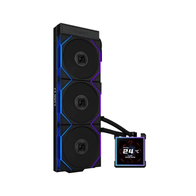 Lian Li Hydroshift II LCD-S - 360TL - Black - RGB AIO CPU Cooler - 3.4' Screen - 1851 1700, AM5 AM4 — image 3
