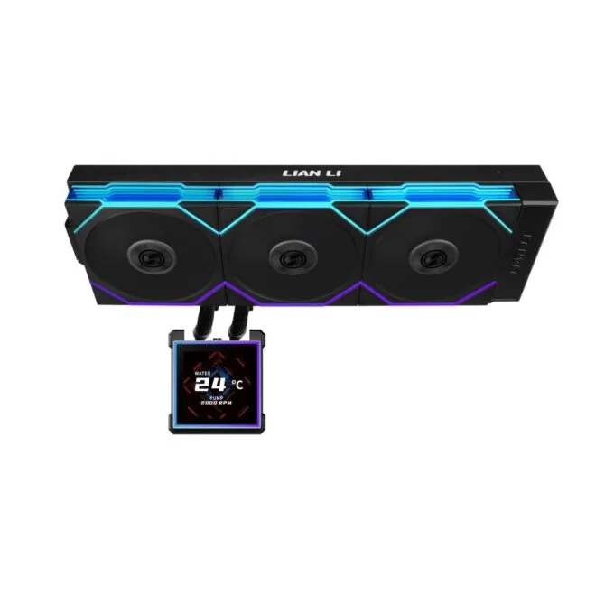Lian Li Hydroshift II LCD-S - 360TL - Black - RGB AIO CPU Cooler - 3.4' Screen - 1851 1700, AM5 AM4 — image 4