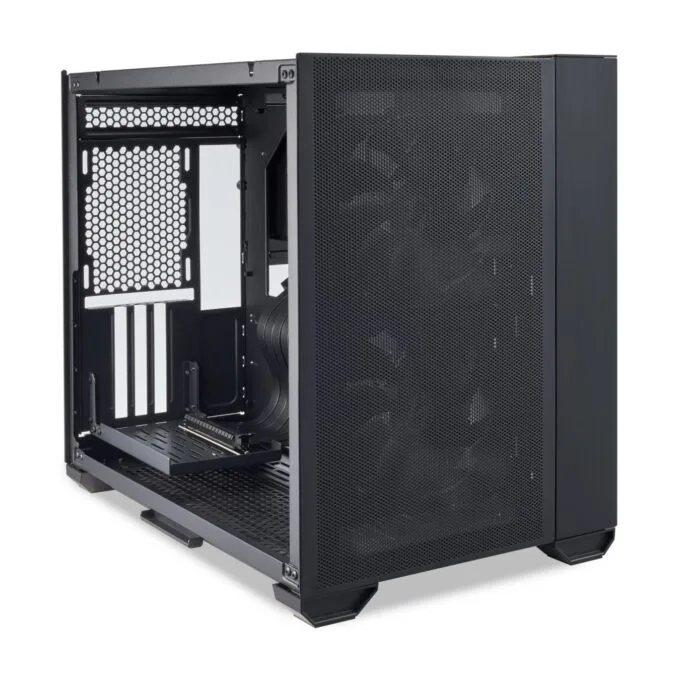 Lian Li O11 Air Mini Black ATX Mini Tower Case w/ 3 Fans — image 2