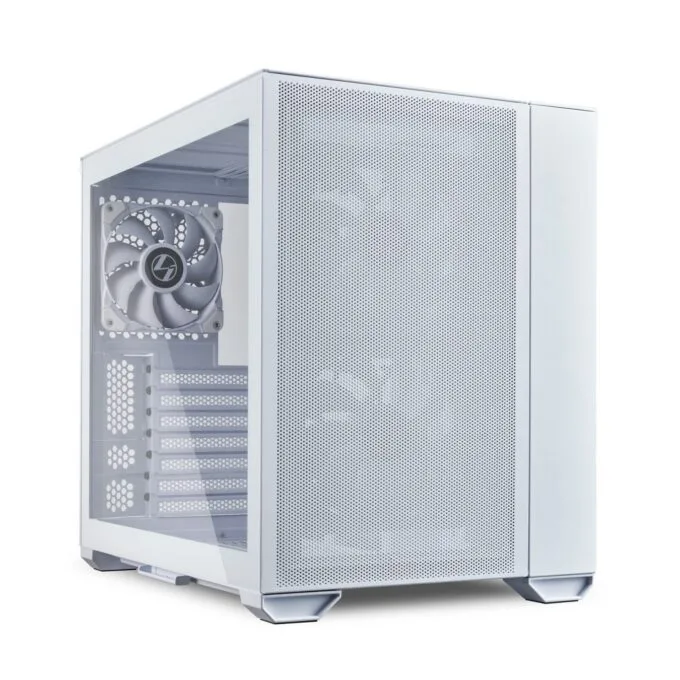 Lian Li O11 Air Mini White ATX Mini Tower PC Case w/ 3 Fans — image 1
