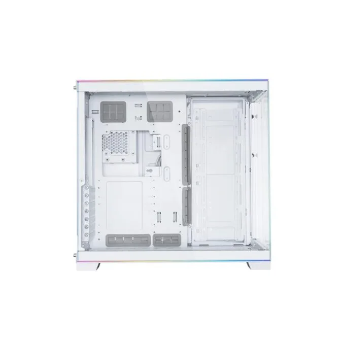LIAN LI O11D EVO RGB White - E-ATX Full Tower, ARGB Lighting, Reversible Chassis — image 2